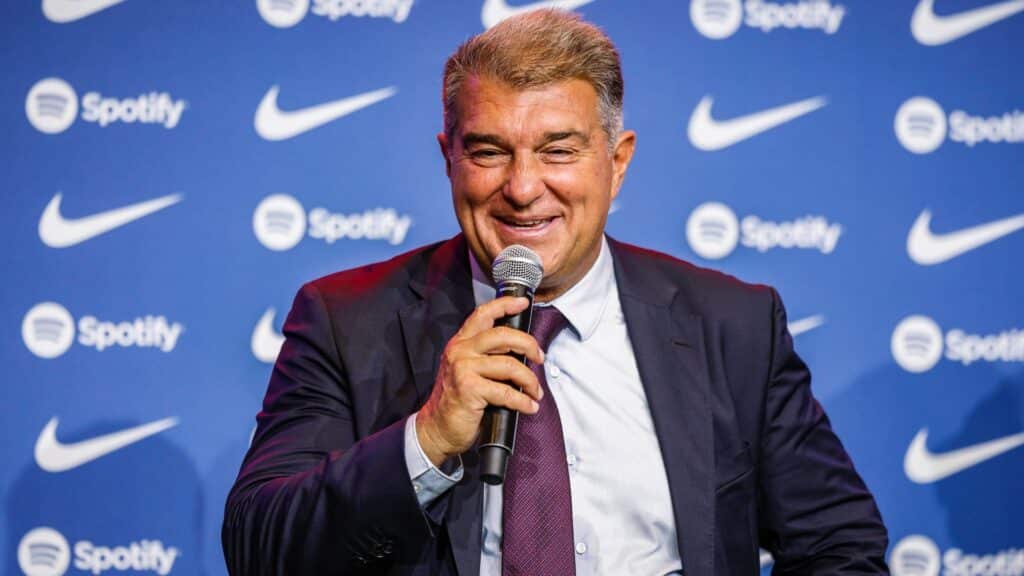 Joan Laporta no cierra la puerta a una posible venta de Ansu Fati: "No pensamos en venderle por ahora"